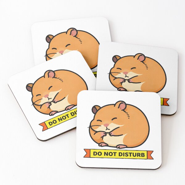 Item preview, Chubby Hamster Sleeping In Cozy Bed designed and sold by Arc2020.