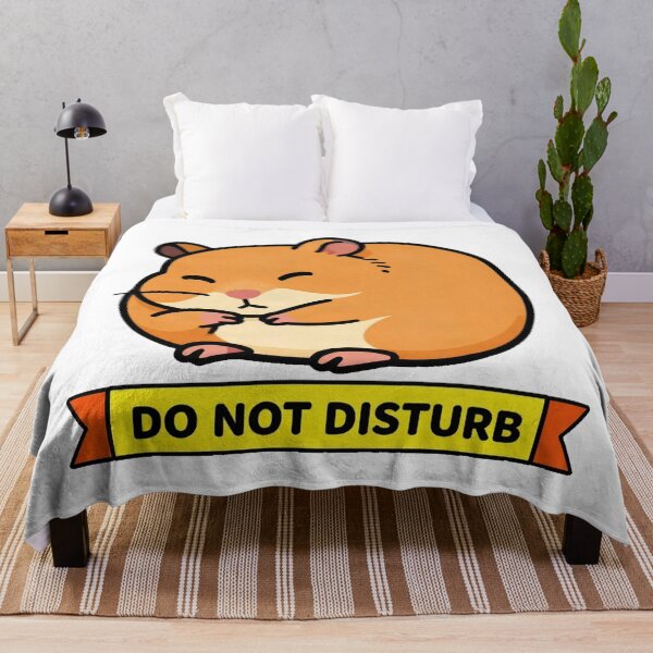 Item preview, Chubby Hamster Sleeping In Cozy Bed designed and sold by Arc2020.