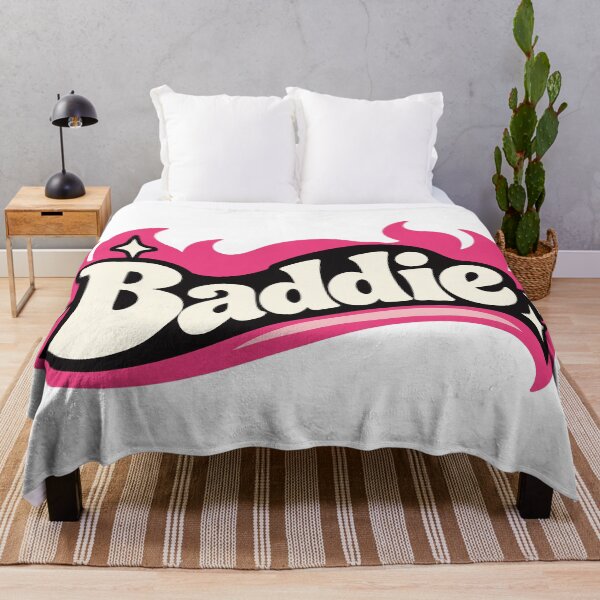 Item preview, Flaming Pink Baddie Retro Typography Y2K Girly Aesthetic designed and sold by FemmePod.