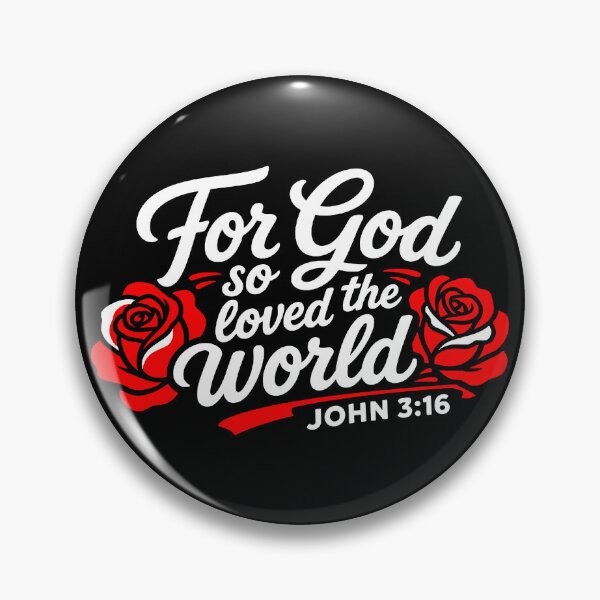 Item preview, John 3:16 For God So Loved The World designed and sold by plushism.