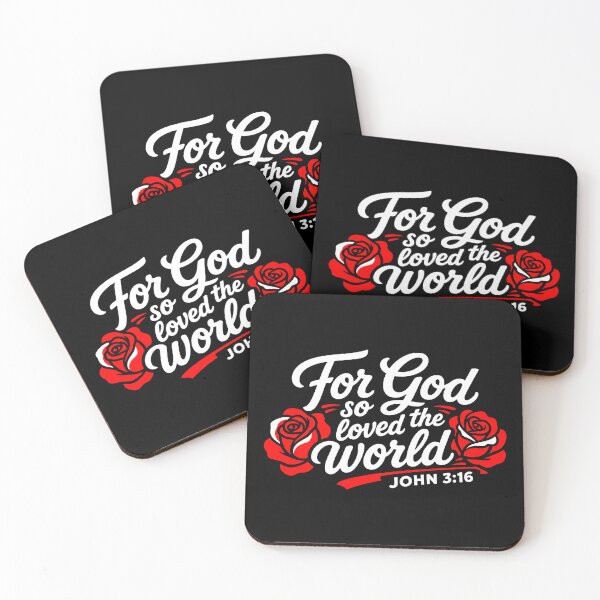 Item preview, John 3:16 For God So Loved The World designed and sold by plushism.
