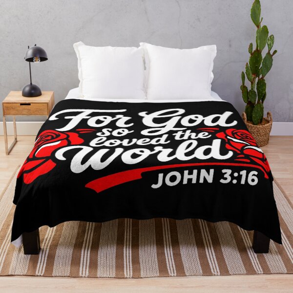 Item preview, John 3:16 For God So Loved The World designed and sold by plushism.