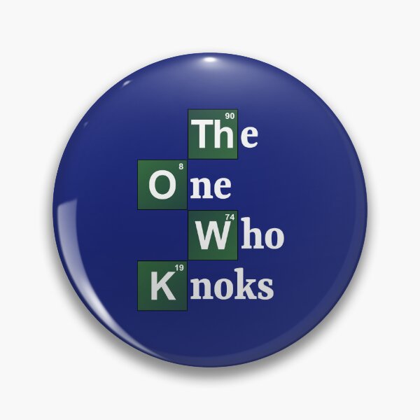Item preview, The One Who Knocks (Periodic Table Initials) (Vertical) designed and sold by Karate Octopus.