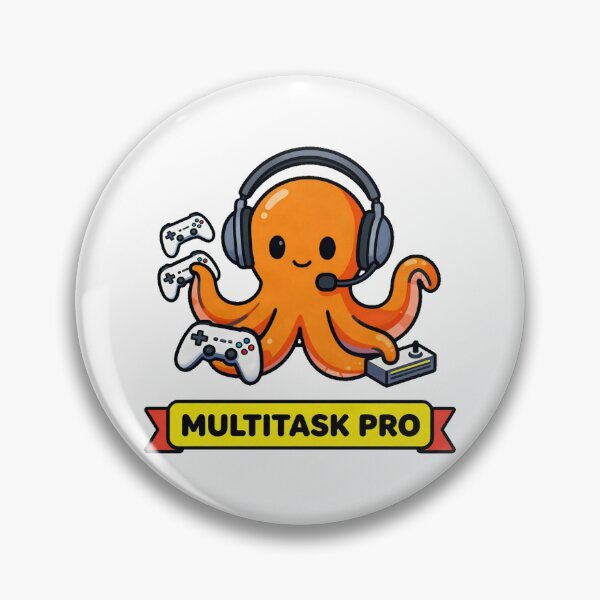 Item preview, Retro Gaming Octopus Tentacle Master designed and sold by Arc2020.