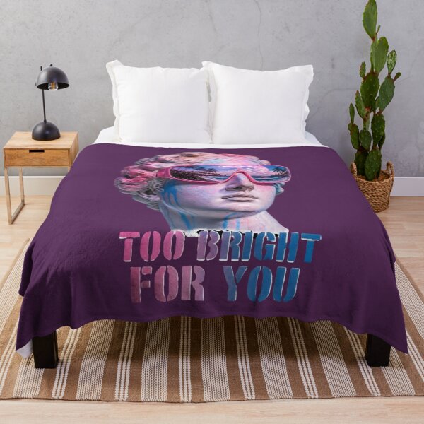 Item preview, Too Bright For You Vaporwave Statue designed and sold by CloudyCatArt.
