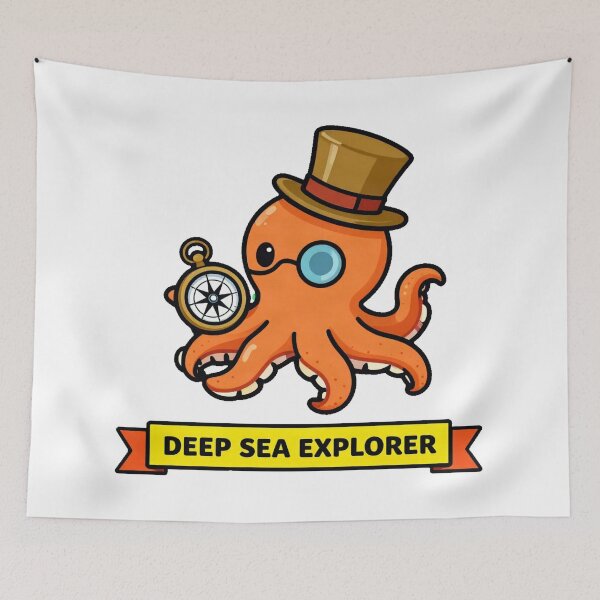 Item preview, Steampunk Sea Captain Octopus designed and sold by Arc2020.