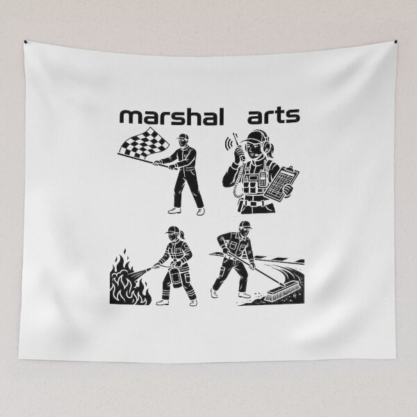 Item preview, Motorsport Track Marshals Comic Style Line Art designed and sold by AgdBol.