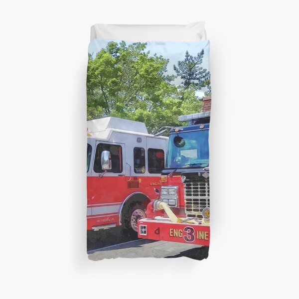 Fire Engine Duvet Covers Redbubble
