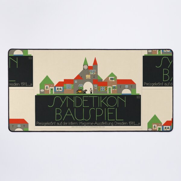 Item preview, Syndetikon Bauspiel Toy Village Advertisement designed and sold by artofuniverse.