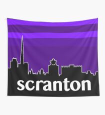 Scranton Skyline Tapisserie Wandbehang