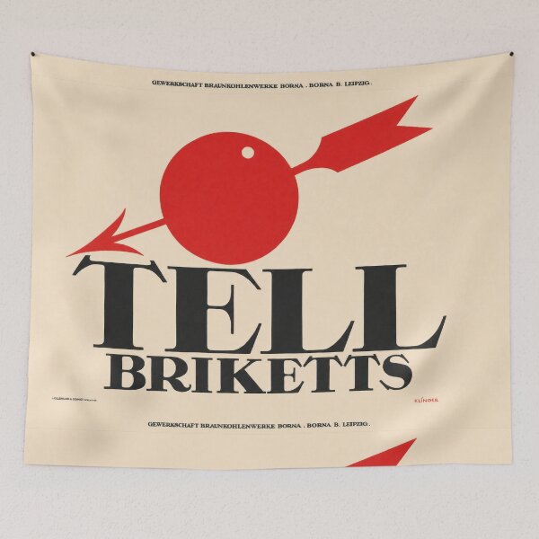 Item preview, Tell Briketts Wilhelm Advertisement designed and sold by artofuniverse.