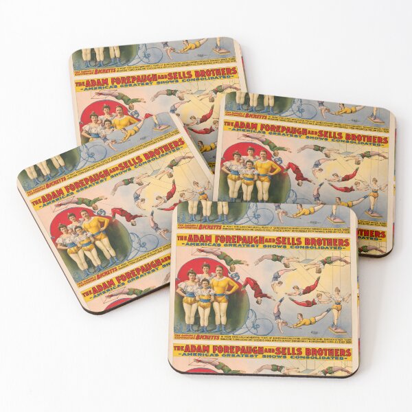 Item preview, Daring Bicketts Trapeze Acrobats Circus Bill designed and sold by artofuniverse.