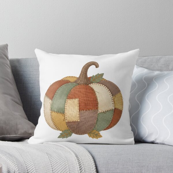 Item preview, Rustic Burlap Patchwork Pumpkin Autumn Harvest designed and sold by abdelski.