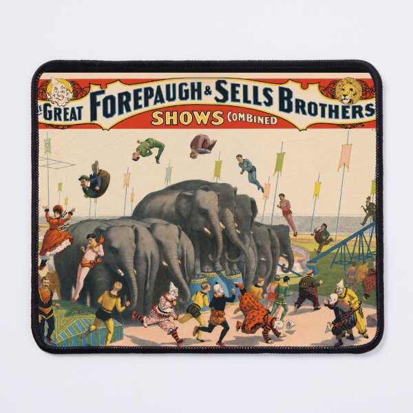 Item preview, Forepaugh Sells Brothers Elephant Leap Circus designed and sold by artofuniverse.