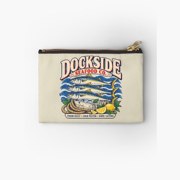 Item preview, Dockside Seafood Co – Vintage Fish Market Illustration designed and sold by AwesomeBeyondLimits.