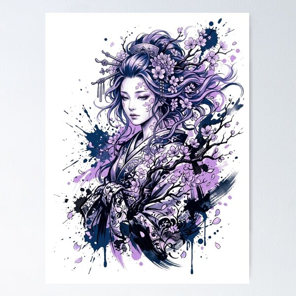 Item preview, Sakura Geisha designed and sold by StickVerse by Owais.