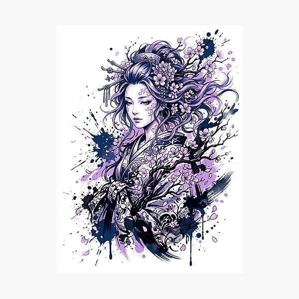 Item preview, Sakura Geisha designed and sold by StickVerse by Owais.