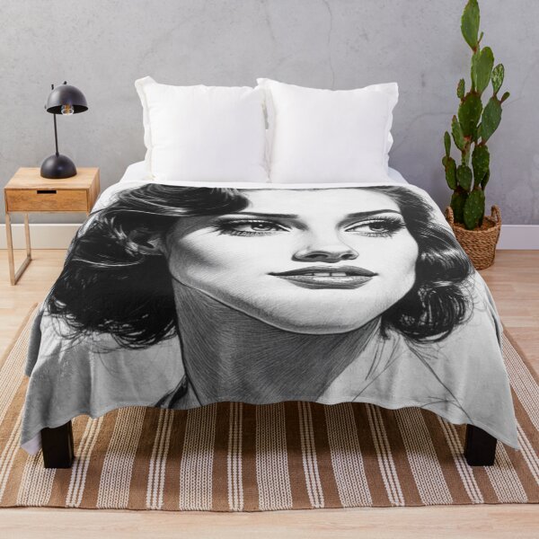 Item preview, Timeless Glamour - Hollywood Inspired Monochrome Portrait designed and sold by nhk999.