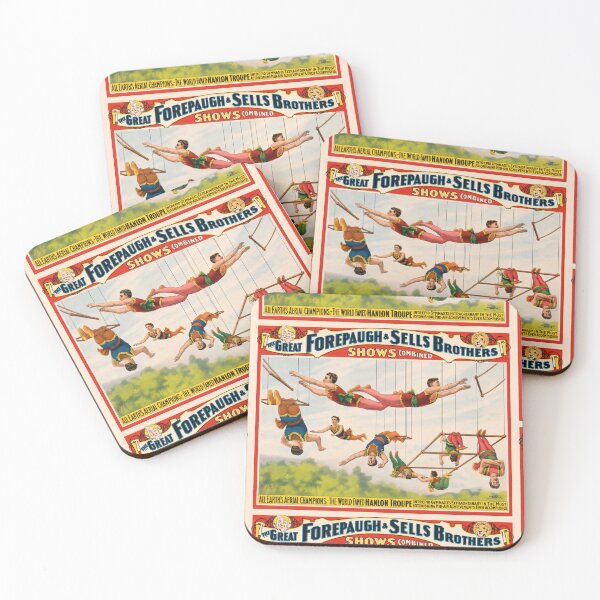 Item preview, Hanlon Troupe Aerial Champions Circus Bill designed and sold by artofuniverse.