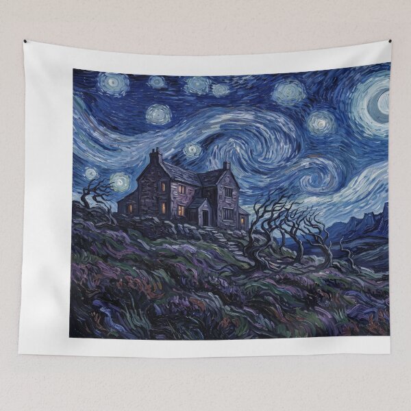 Item preview, Wuthering Heights Heathcliff Cathy Starry Night designed and sold by Bad-Decisions-Designs.