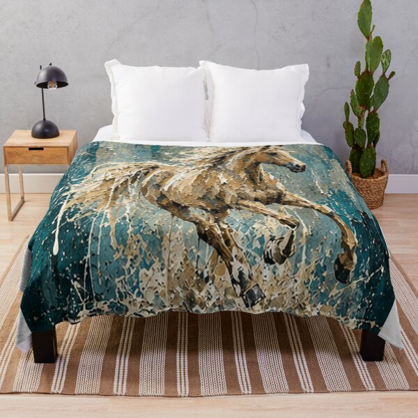 Item preview, running brown horse designed and sold by BRETT'S ART STUDIO.