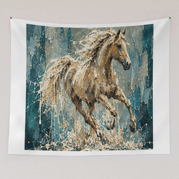 Item preview,   running brown horse designed and sold by BRETT'S ART STUDIO.