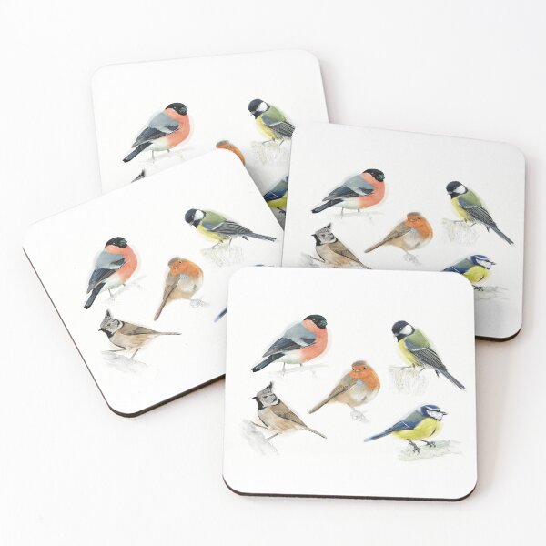 Item preview, Five garden birds designed and sold by Búho Limón.