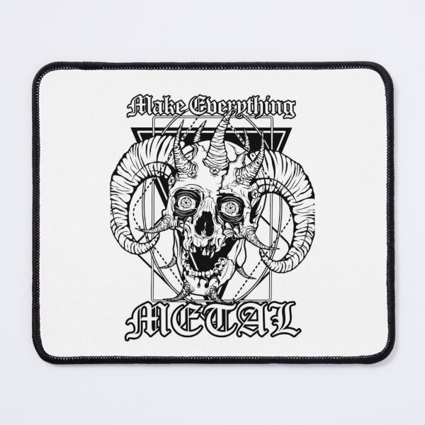 Item preview, Make Everything Metal Facebones Skull Gothic Design designed and sold by JoseldShopus.