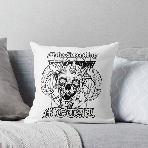 Item preview, Make Everything Metal Facebones Skull Gothic Design designed and sold by JoseldShopus.