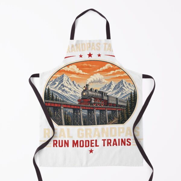 Item preview, Some Grandpas Take Naps Real Grandpas Run Model Trains Tee designed and sold by HappyVibration.