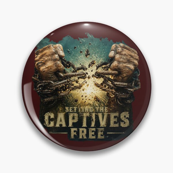 Item preview, Setting The Captives Free - Breaking Chains Christian Art designed and sold by Xtremetiaan.