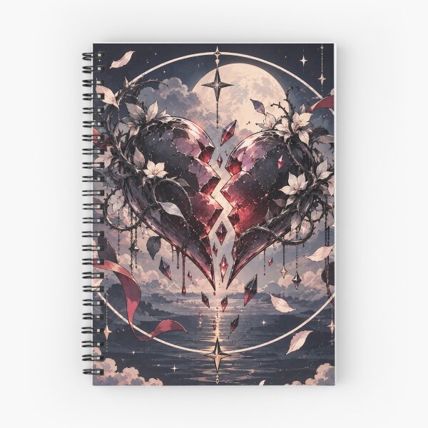 Item preview, Romantic Heart Breaking Beneath the Moonlit Sky. designed and sold by MissYouONLY.