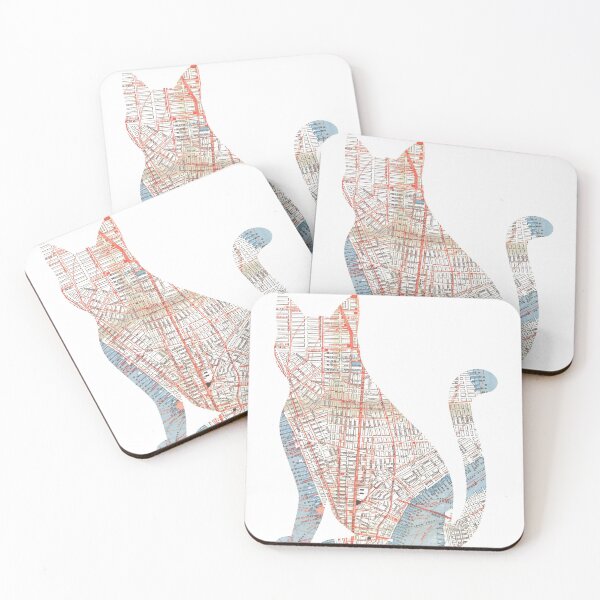Item preview, Cat map designed and sold by michplante60.