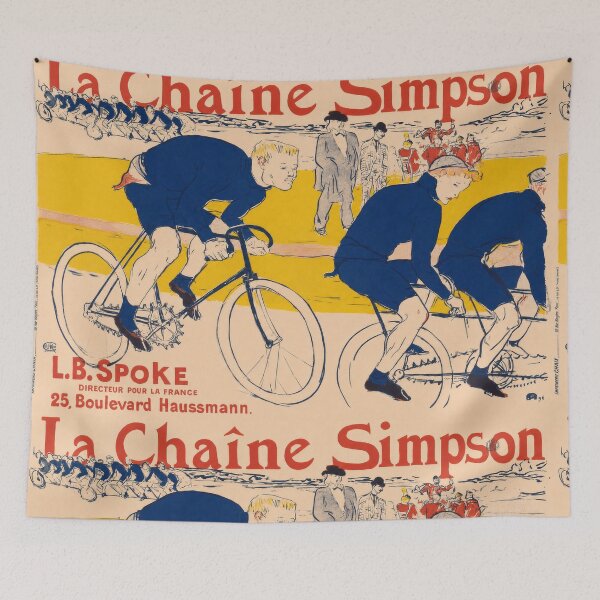 Item preview, La Chaine Simpson Bicycle Race Advertisement designed and sold by artofuniverse.