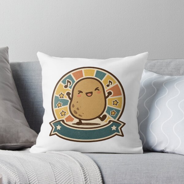 Item preview, Happy Potato Cute Cartoon Character Illustration Design designed and sold by engMohamedReda.