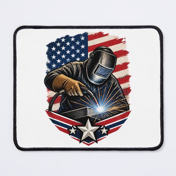 Item preview, Proud American Welder Vintage Style Industrial Design LIMITED EDITION designed and sold by Velikakara.