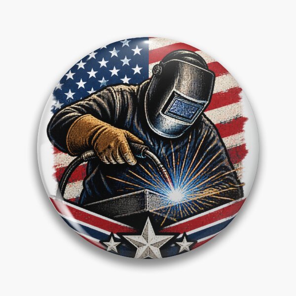 Item preview, Proud American Welder Vintage Style Industrial Design LIMITED EDITION designed and sold by Velikakara.