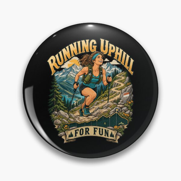 Item preview, Steep Winding Trail Elevation Gain Funny Running Fan designed and sold by adiencarteras.