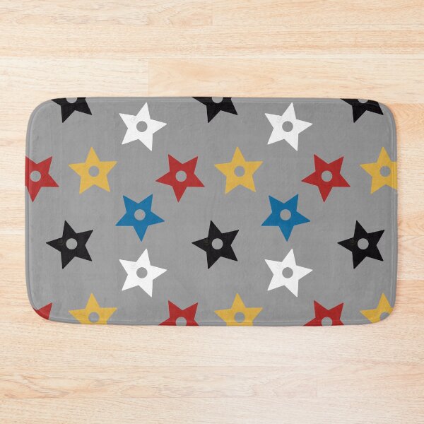 Item preview,  Pattern with Stars in Primary Colors against Gray Background designed and sold by ChantellaGF.
