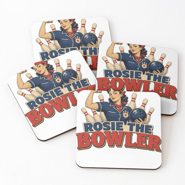 Item preview, Rosie The Bowler Women's Bowling League designed and sold by HappyVibration.
