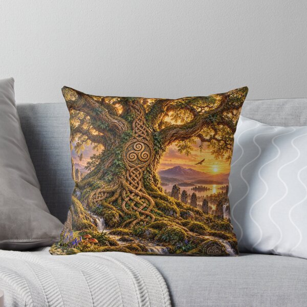 Item preview, The Celtic Tree of Life – Ancient Oak, Sacred Roots & Mystical Fantasy Art designed and sold by thewandswant.