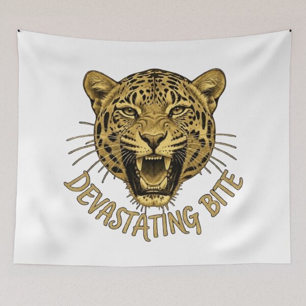 Item preview, JAGUAR: DEVASTATING BITE Gold designed and sold by The best online style shop.