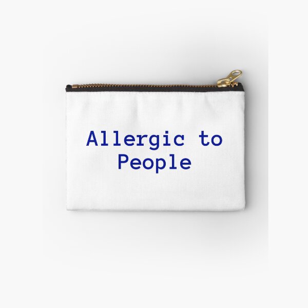 Item preview, Allergic to People – Funny Introvert Quote designed and sold by Mandala & More.