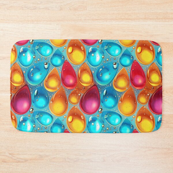 Item preview, Water Drops Style Colorful Design designed and sold by MalwasBasket.