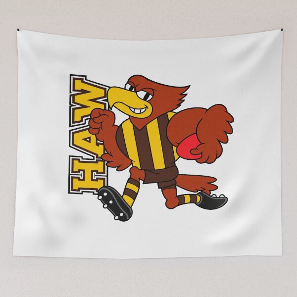 Item preview, HAW Football Hawks Drawing Design designed and sold by Luke Foran Sports Art.