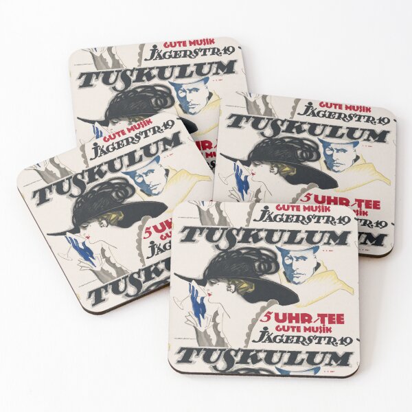 Item preview, Tuskulum Cafe Berlin Erdt Advertisement designed and sold by artofuniverse.
