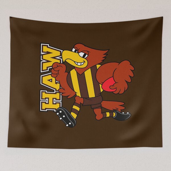 Item preview, HAW Football Hawks Drawing Design designed and sold by Luke Foran Sports Art.