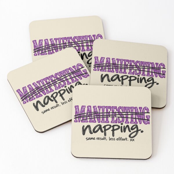 Item preview, Manifesting Napping Funny Lazy Shirt designed and sold by Furflix.