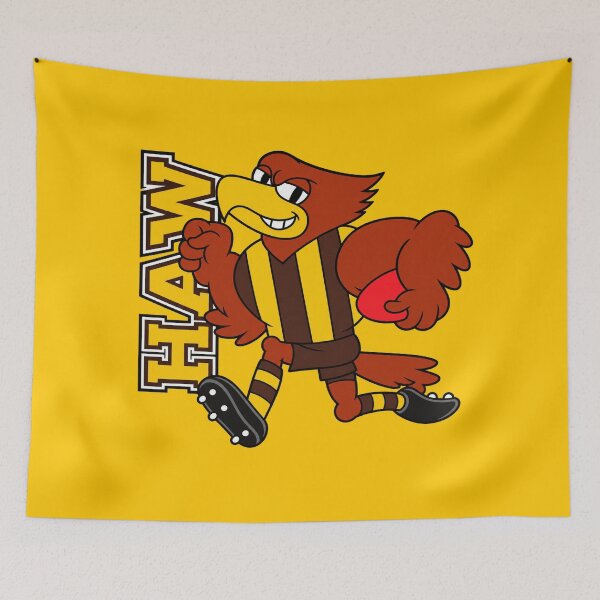 Item preview, HAW Football Hawks Drawing Design designed and sold by Graphix Nation.