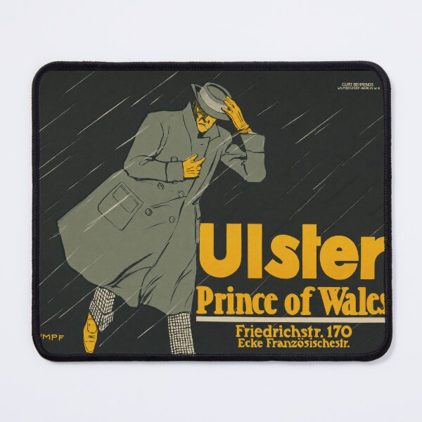 Item preview, Ulster Coat Advertisement Berlin Rumpf designed and sold by artofuniverse.
